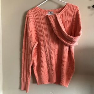 Long Sleeve Peach Colored Sweater